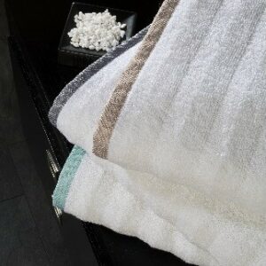 600gsm Linen Border Towel | Behrens Home Textiles, Bath Linen Supplier, Manchester, United Kingdom
