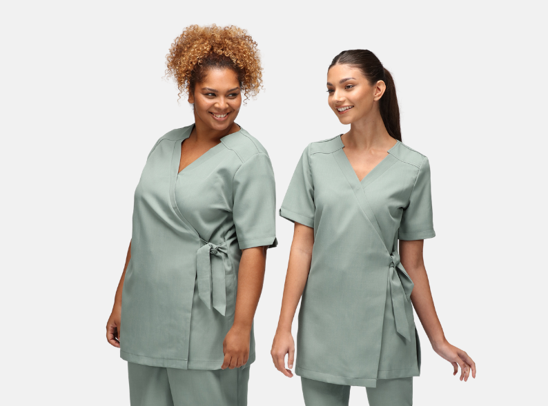 Sage workwear uniform refresh for hospitality and care settings